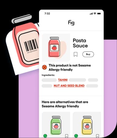 Find Sesame Free products with Fig