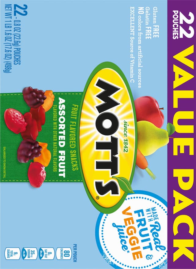 Is it Egg Free? Motts Fruit Flavored Snacks Assorted Fruit