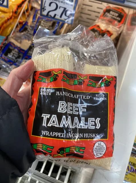 Is it Gelatin free? Trader Joe's Handcrafted Beef Tamales Wrapped In Corn Husks