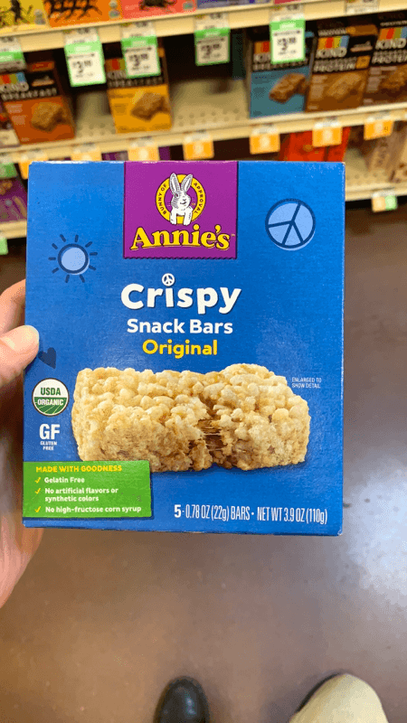 Is it Lactose Free? Annie's Organic Original Crispy Snack Bars