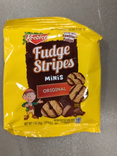 Is it Wheat Free? Keebler Fudge Stripes Minis Original Cookies