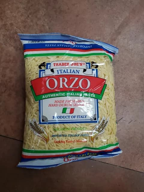 Is it Gelatin free? Trader Joe's Authentic Italian Orzo Pasta