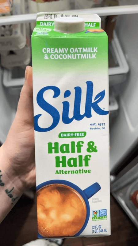 Is it Egg Free? Silk Half & Half