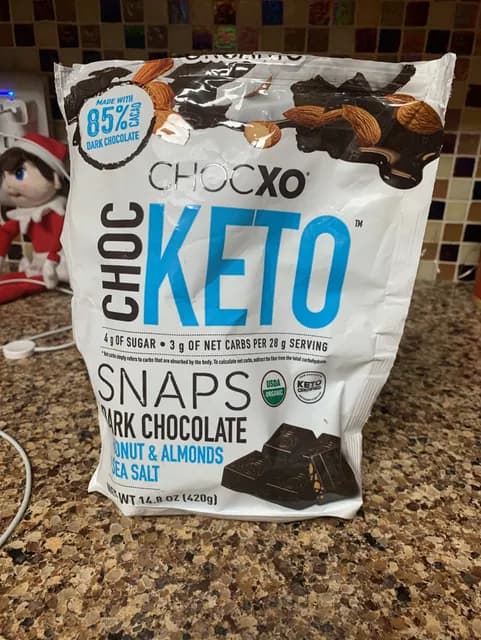 Is it Low Histamine? Chocxo Choc Keto Snaps Dark Chocolate Coconut & Almonds + Sea Salt