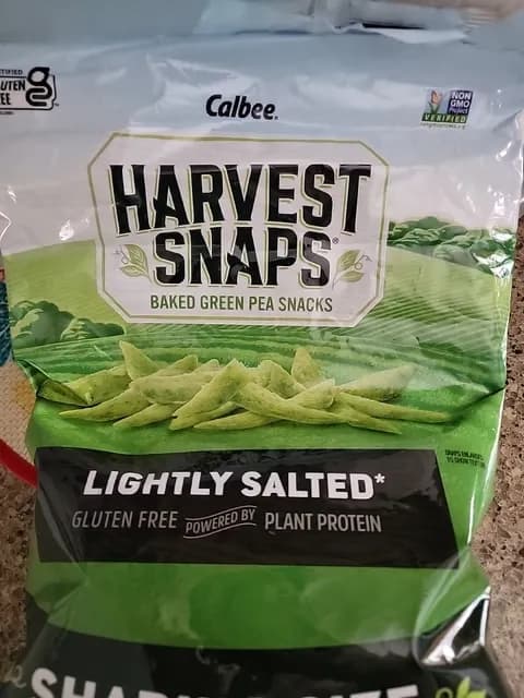 Is it Lactose Free? Calbee Harvest Snaps Lightly Salted Baked Green Pea Snacks