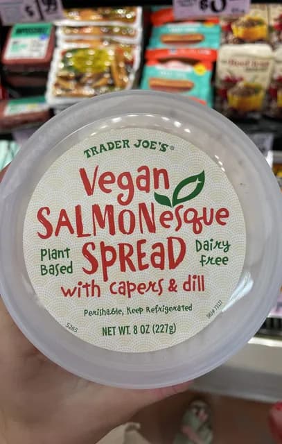 Is it Paleo? Trader Joe's Vegan Salmonesque Spread With Capers & Dill