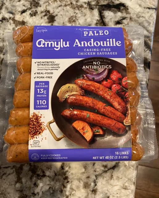 Is it Low Histamine? Sausages By Amylu Andouille Casing-free Chicken Sausages