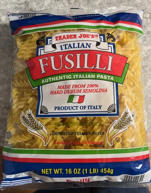 Is it Low Histamine? Trader Joe's Italian Fusilli