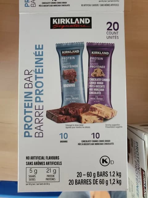 Is it Milk Free? Kirkland Signature Variety Protein Bars