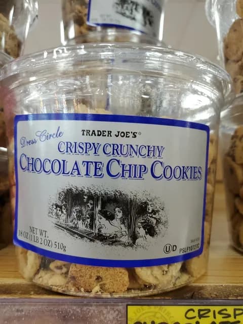 Is it Lactose Free? Trader Joe’s Crispy Crunchy Chocolate Chip Cookies