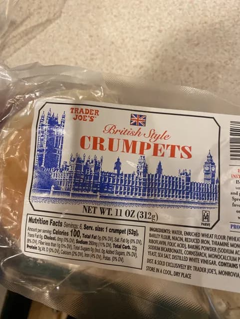 Is it Low Histamine? Trader Joe's British Style Crumpets