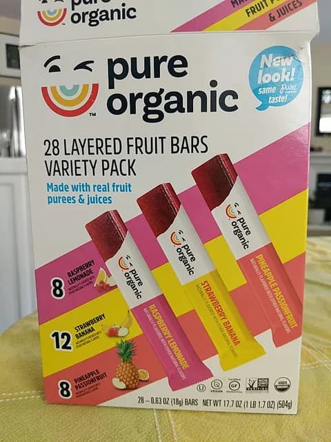 Is it Low Histamine? Pure Organic Layered Fruit Bars Variety