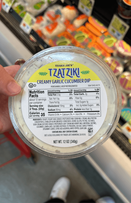 Is it Wheat Free? Trader Joe's Tzatziki Creamy Garlic Cucumber Dip