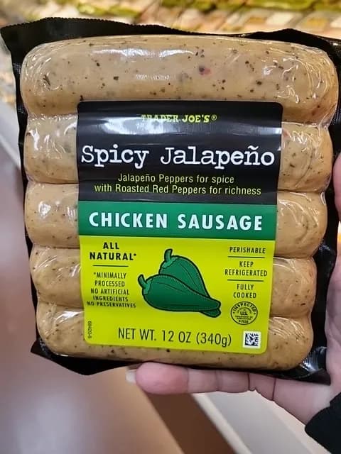 Is it Lactose Free? Trader Joe's Spicy Jalapeño Chicken Sausage