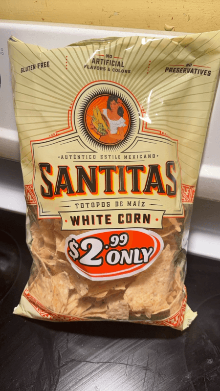 Is it Egg Free? Santitas Tortilla Chips