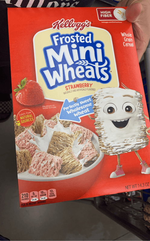 Is it Egg Free? Frosted Mini-wheats High Fiber Strawberry Breakfast Cereal