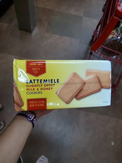 Is it Lactose Free? Trader Joe's Lattemiele Slightly Sweet Milk & Honey Cookies