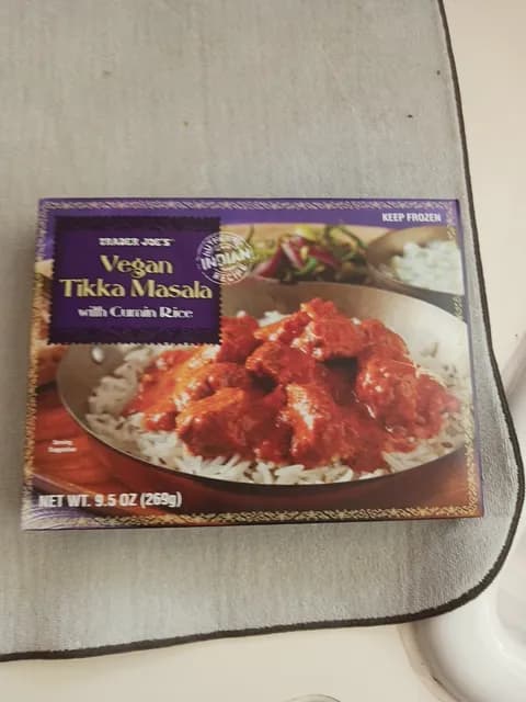 Is it Gelatin free? Trader Joe's Vegan Tikka Masala With Cumin Rice