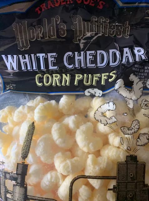 Is it Wheat Free? Trader Joe's World's Puffiest White Cheddar Corn Puffs