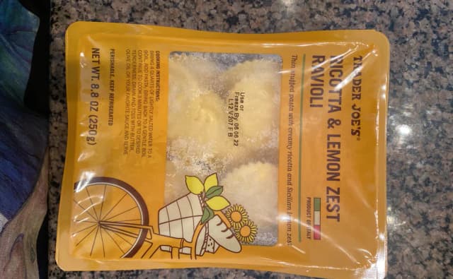 Is it Wheat Free? Trader Joe's Ricotta & Lemon Zest Ravioli