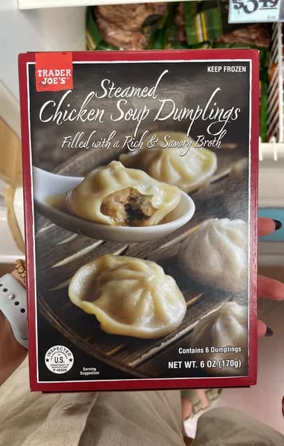 Is it Pescatarian? Trader Joe's Steamed Chicken Soup Dumplings