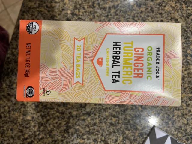 Is it Wheat Free? Trader Joe's Organic Ginger Turmeric Herbal Tea