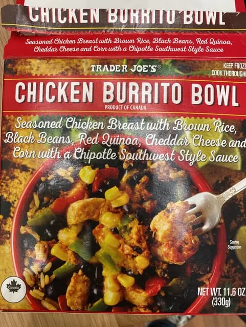 Is it Wheat Free? Trader Joe's Chicken Burrito Bowl