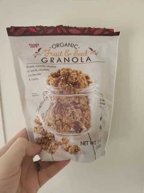 Is it Low Histamine? Trader Joe's Organic Fruit & Seed Granola