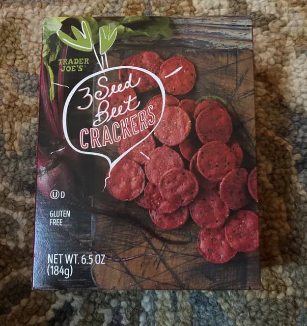 Is it Low Histamine? Trader Joe's 3 Seed Beet Crackers