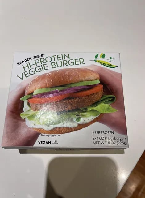 Is it Low Histamine? Trader Joe's Hi-protein Veggie Burger