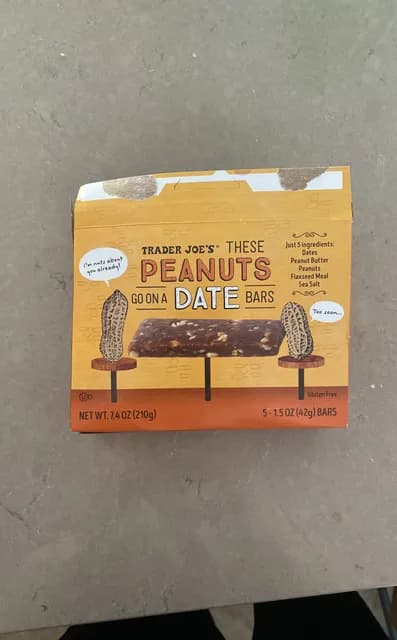 Is it Lactose Free? Trader Joe's These Peanuts Go On A Date Bars