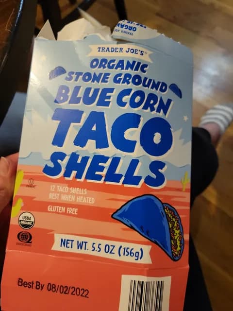 Is it Lactose Free? Trader Joe's Organic Stone Ground Blue Corn Taco Shells