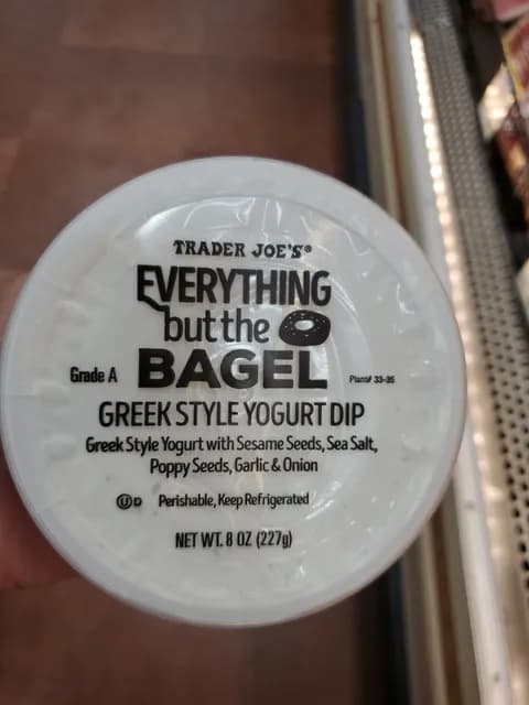 Is it Lactose Free? Trader Joe's Everything But The Bagel Greek Style Yogurt Dip