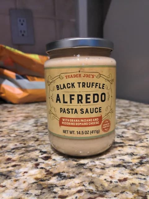 Is it Low FODMAP? Trader Joe's Black Truffle Alfredo Pasta Sauce