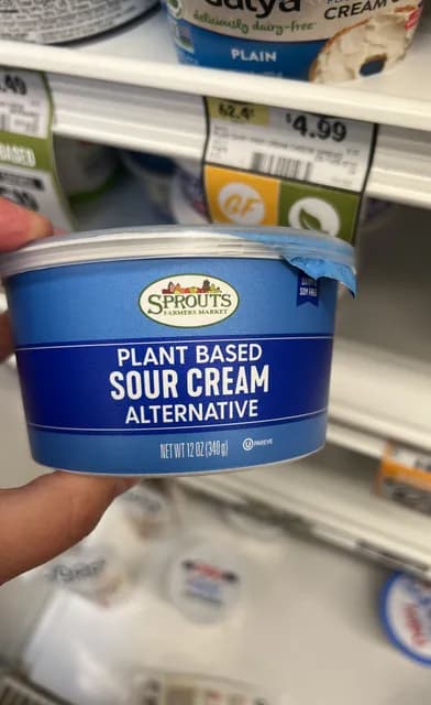 Is it Low Histamine? Sprouts Farmers Market Plant Based Sour Cream Alternative