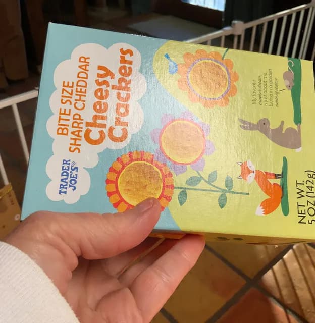 Is it Low Histamine? Trader Joe’s Bite Size Sharp Cheddar Cheesy Crackers