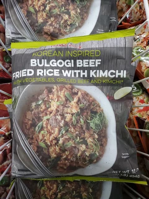 Is it Lactose Free? Trader Joe's Bulgogi Beef Fried Rice With Kimchi