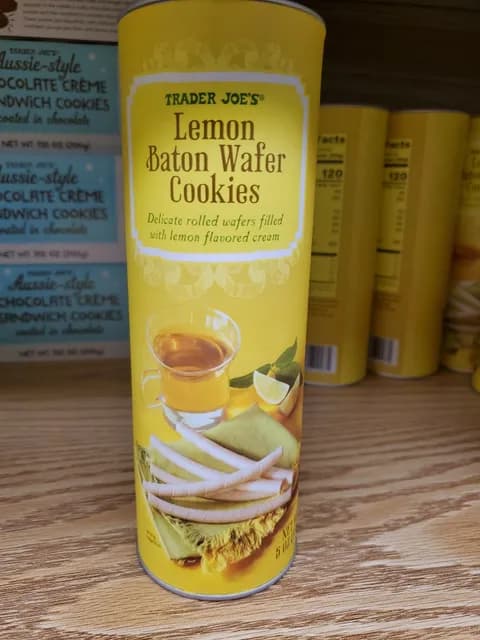 Is it Lactose Free? Trader Joe's Lemon Baton Wafer Cookies