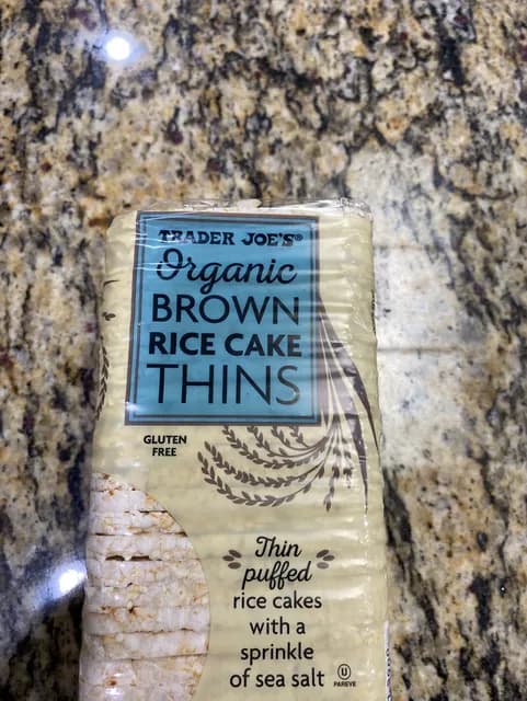 Is it Low Histamine? Trader Joe's Organic Brown Rice Cake Thins