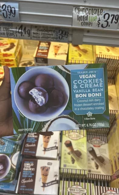 Is it Lactose Free? Trader Joe's Vegan Cookies & Creme Vanilla Bean Bon Bons