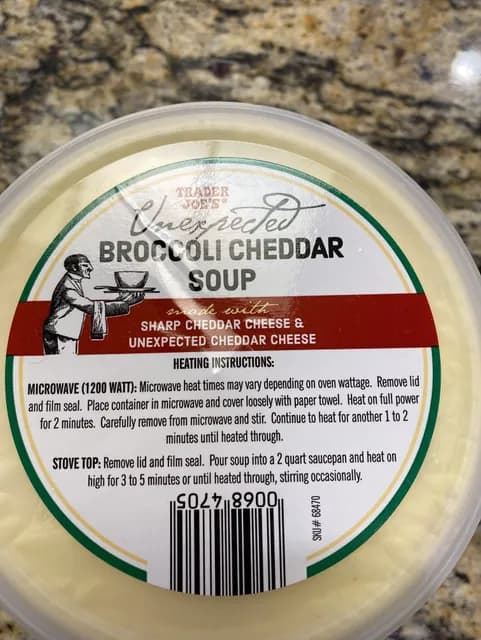 Is it Low Histamine? Trader Joe's Unexpected Broccoli Cheddar Soup