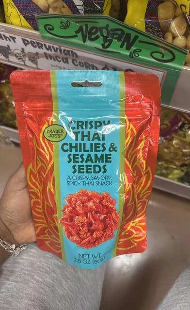 Is it Gelatin free? Trader Joe's Crispy Thai Chilies & Sesame Seeds