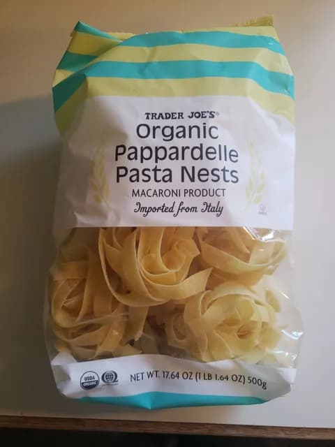 Is it Wheat Free? Trader Joe's Organic Pappardelle Pasta Nests