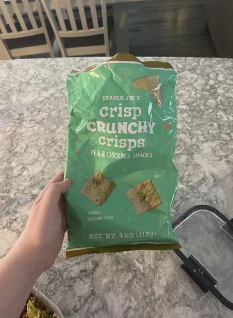 Is it Gelatin free? Trader Joe's Crisp Crunchy Crisps Pea & Chickpea Snacks