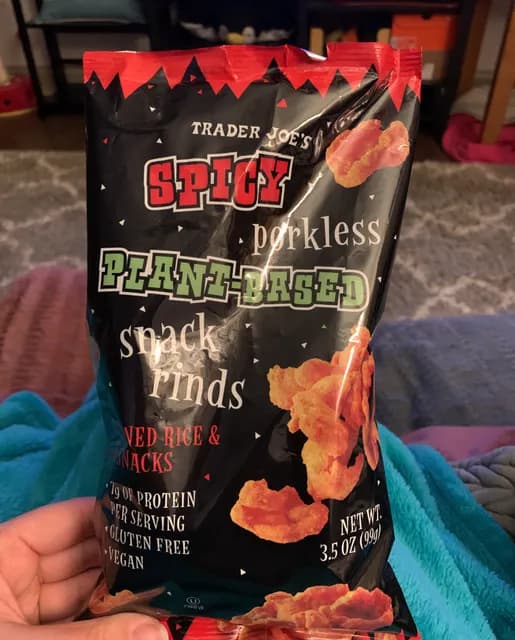 Is it Gelatin free? Trader Joe's Spice Porkless Plant-based Snack Rinds