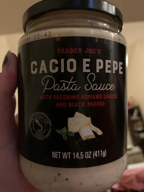 Is it Wheat Free? Trader Joe's Cacio E Pepe Pasta Sauce With Pecorino Romano Cheese And Black Pepper