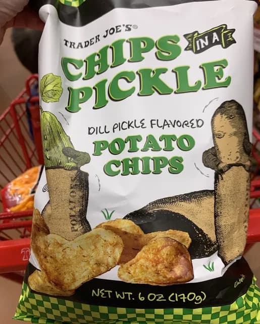 Is it Lactose Free? Trader Joe's Chips In A Pickle Dill Pickle Flavored Potato Chips