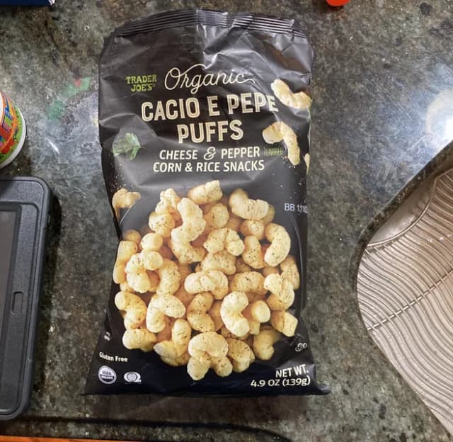 Is it Gelatin free? Trader Joe's Organic Cheese & Pepper Cacio E Pepe Puffs