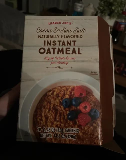 Is it Wheat Free? Trader Joe's Cocoa & Sea Salt Flavored Instant Oatmeal