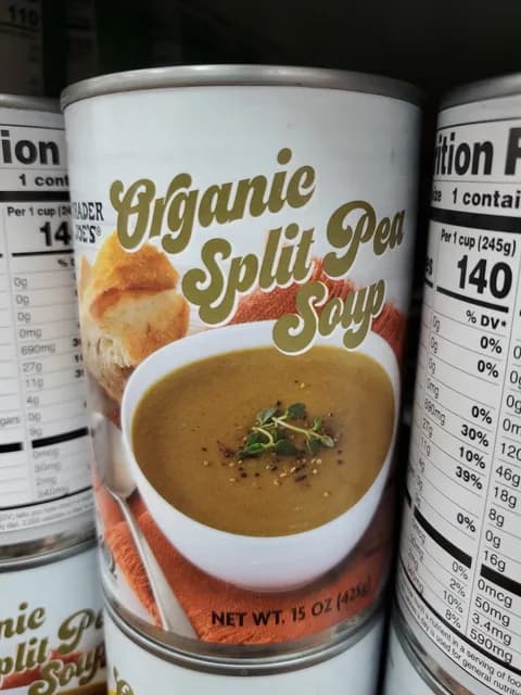 Is it Gelatin free? Trader Joe's Organic Split Pea Soup